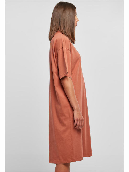 Rochii De Vară Pentru Femei Midi Tricou Rochie Terracotta