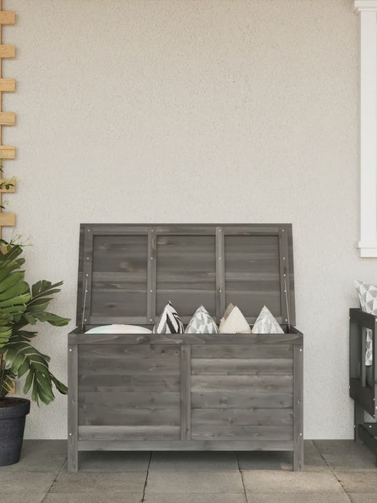 vidaXL Outdoor Storage Box Gray L99xW49.5xH58.5cm