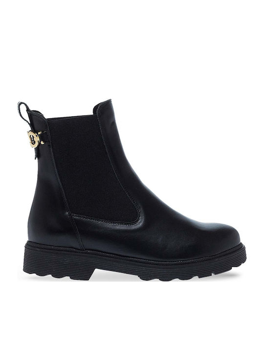Leather Women's Chelsea Boots Black