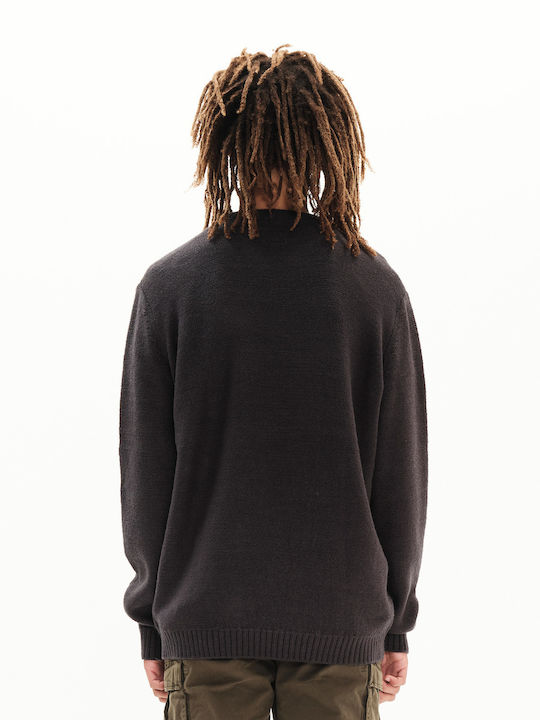 Langarm-Pullover Schwarz