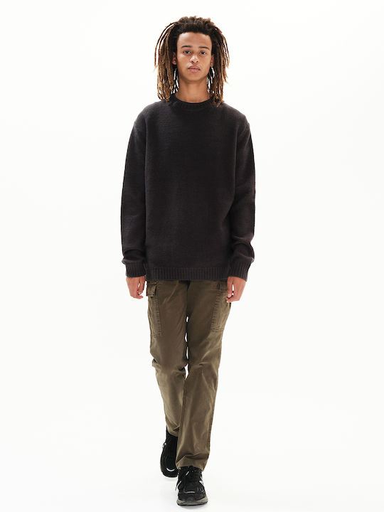 Langarm-Pullover Schwarz