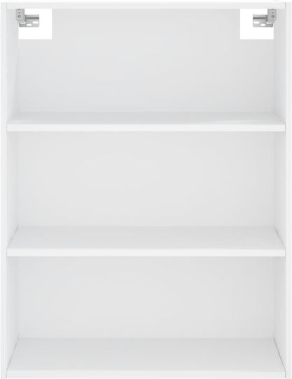 Weißes Bücherregal 69,5x34x180cm