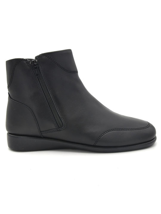 Aero by Kasta Leder Damen Knöchelstiefel Schwarz