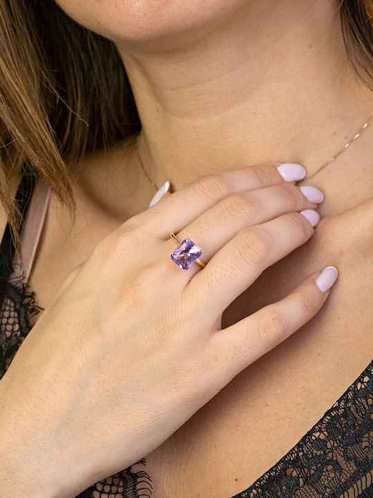 Kiriakos Gofas Women's Gold Ring 14K