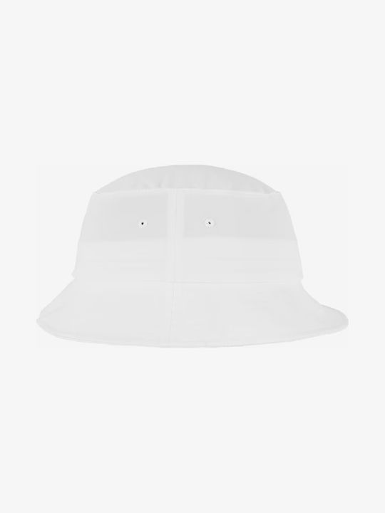 Flexfit Υφασμάτινo Ανδρικό Καπέλο Στυλ Bucket Λευκό