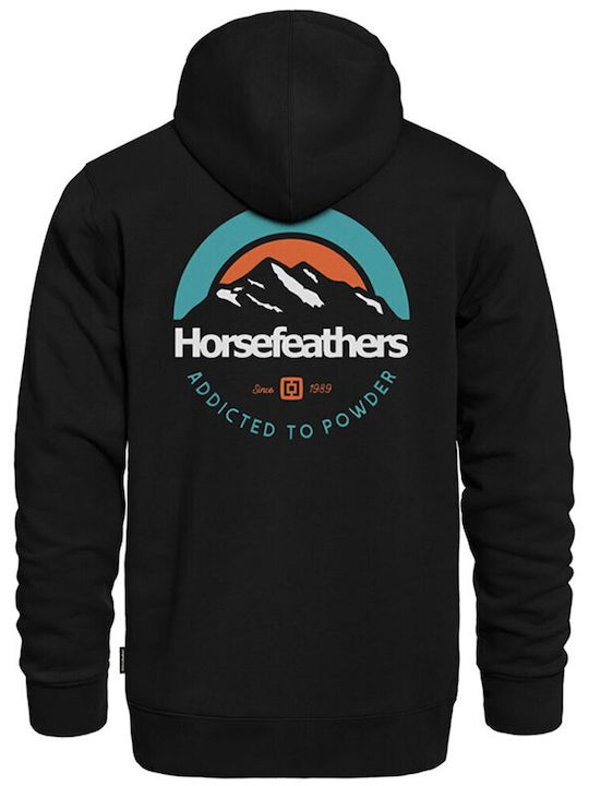 Horsefeathers Men's Sweatshirt with Hood Black