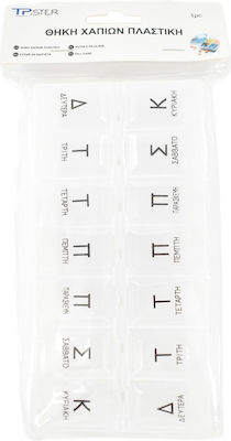 Tpster Weekly Pill Organizer White 34200