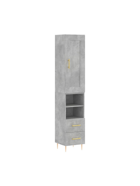 Cabinet pardoseală Gri 34.5x34x180cm