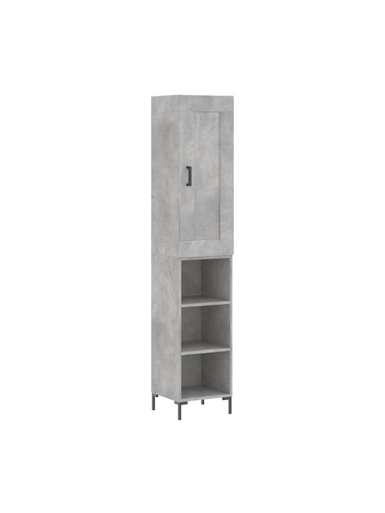 Cabinet pardoseală Gri 34.5x34x180cm