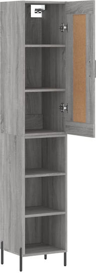 Bibliothek Grau 34.5x34x180cm