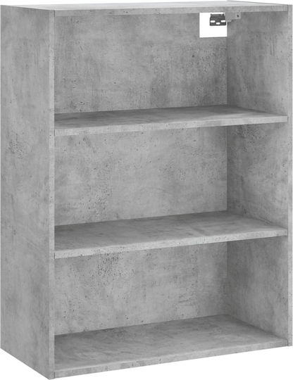 Bücherregal Grau 69.5x34x180cm