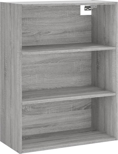Wohnzimmer Nische aus Spanplatte Grau 69.5x34x180cm