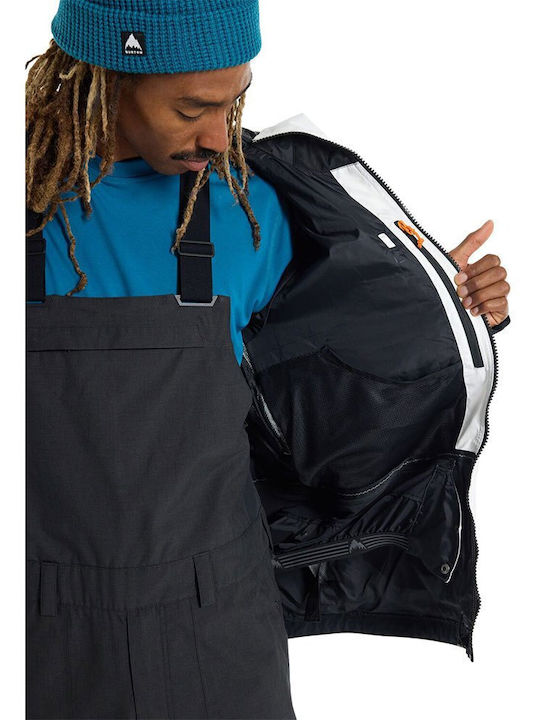 Burton 214691-101 Мъжко Яке за Ски и Сноуборд Бял