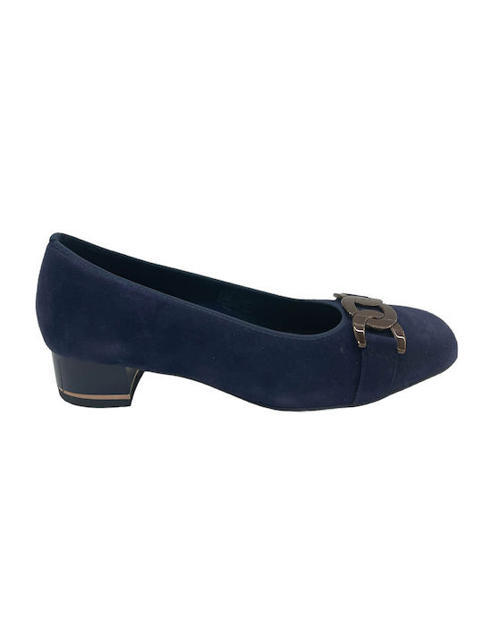 Ara Pumps mit flachem Absatz Blau