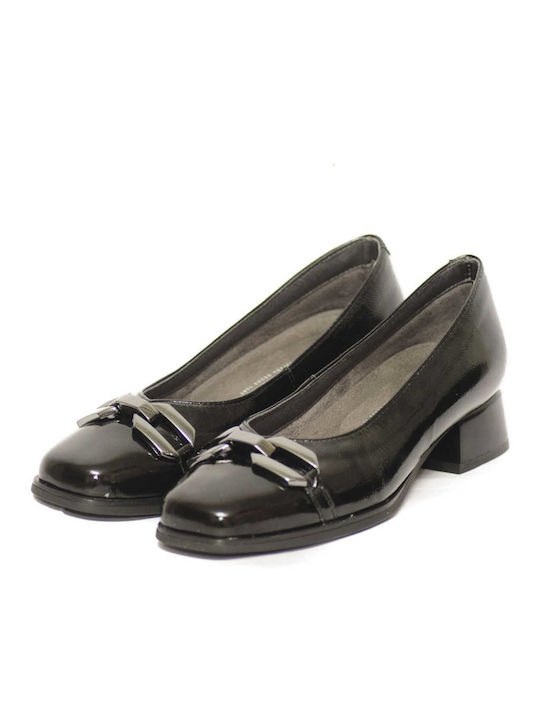 Pitillos Anatomic Patent Leather Black Heels