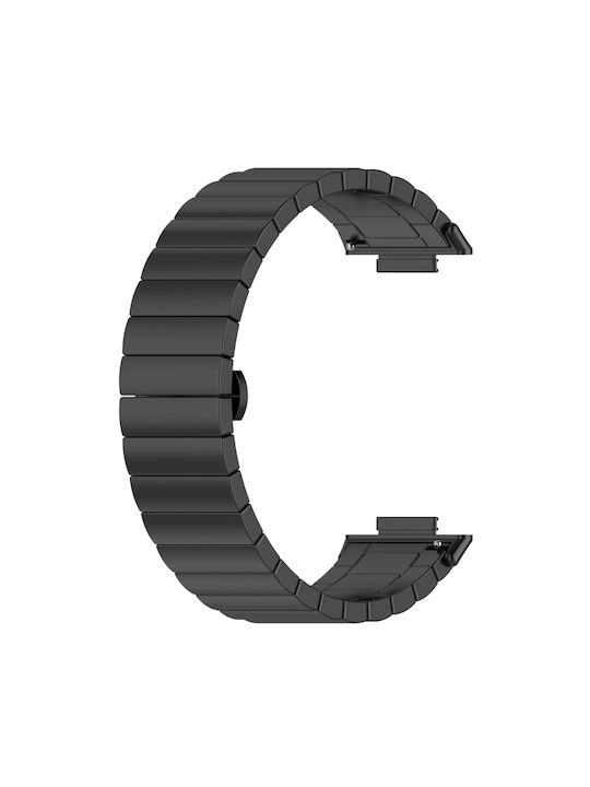 One-bead Metal Strap Stainless Steel Black (Huawei Watch Fit 2)