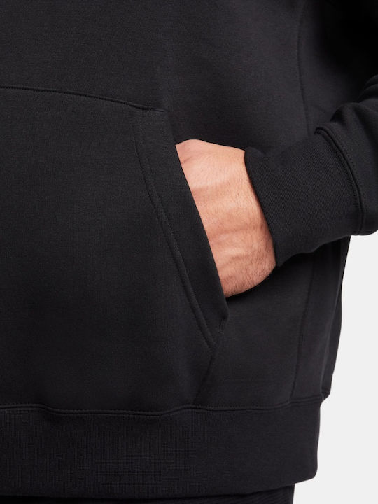 Club Sweatshirt with Black Hood