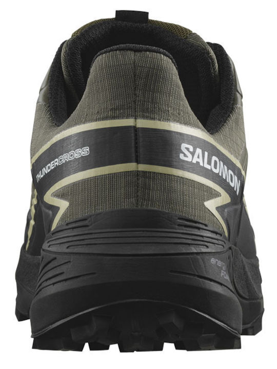 Salomon Thundercross Men's Waterproof Hiking Shoes With Gore-Tex Membrane Green