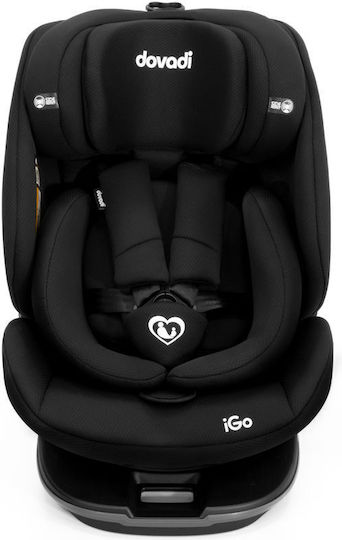 Dovadi iGO Καθισματάκι Αυτοκινήτου i-Size με Isofix Midnight Black 0-36 kg