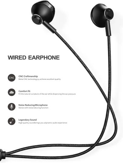 Remax RM-711 In-ear Handsfree Headphones with Connector 3.5mm Blue