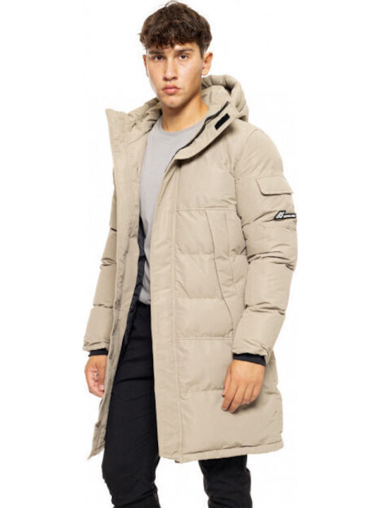 Biston Μπουφάν Puffer Μπεζ