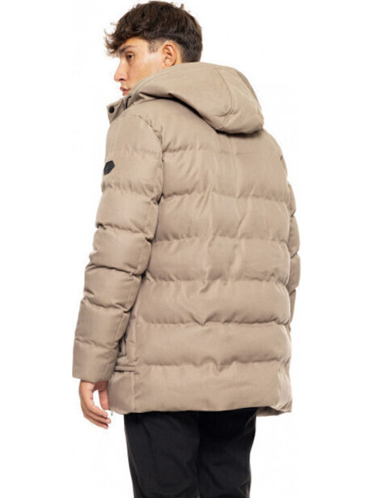 Winter Jacke Puffer Beige