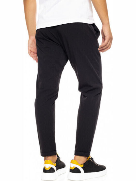 Pantaloni Chino Elastic Negru