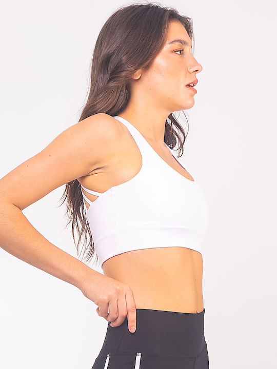 The Lady Women's Sports Bra without Padding White