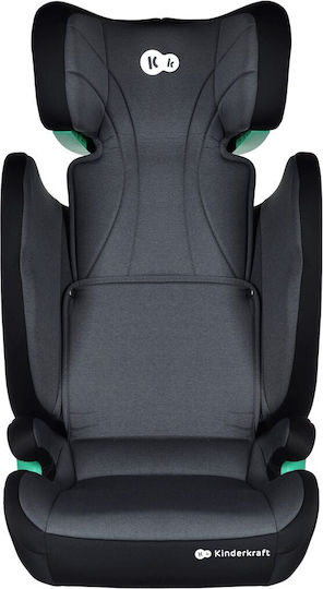 Kinderkraft Junior Fix Baby Car Seat High-back Booster i-Size with Isofix Graphite Black