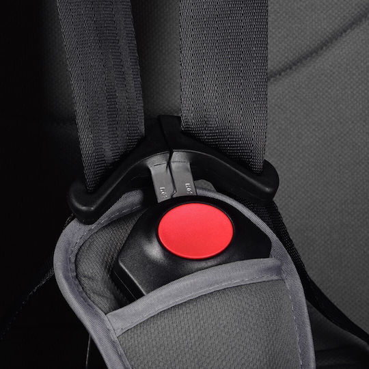 Kinderkraft Safety Fix 2 Детско Столче за Кола i-Размер с Isofix Сив 9-36 кг