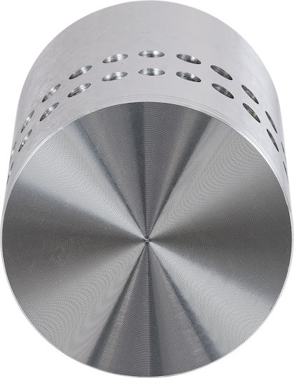 GloboStar Stains Επιτοίχια Εξωτερική Πλαφονιέρα LED IP44 5W με Θερμό Λευκό Φως 5.5x5.5εκ.