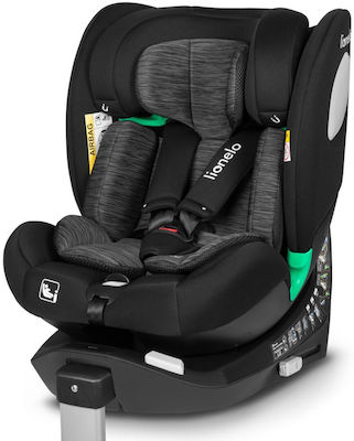 Lionelo Καθισματάκι Αυτοκινήτου Braam i-Size 0-36 kg με Isofix Black Carbon