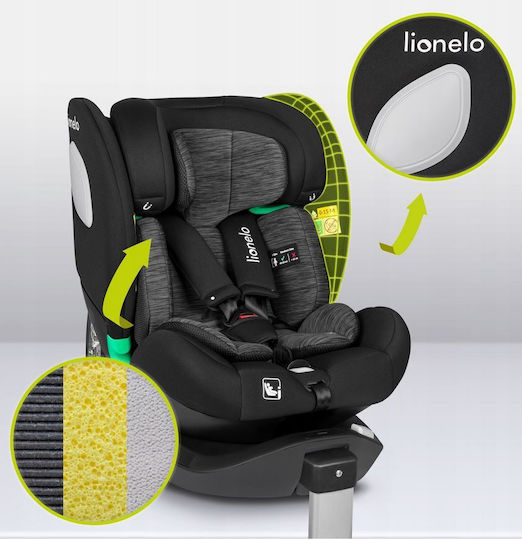 Lionelo Braam Baby Car Seat i-Size with Isofix Black Carbon 0-36 kg