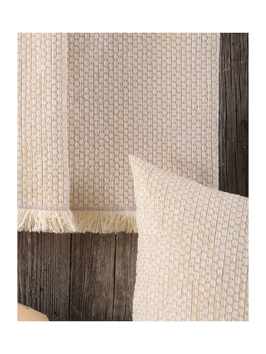 Rythmos Honey Ριχτάρι Πολυθρόνας Δύο 'Οψεων Chenille 180x160εκ. Γκρι-Καφέ 117-191-2510