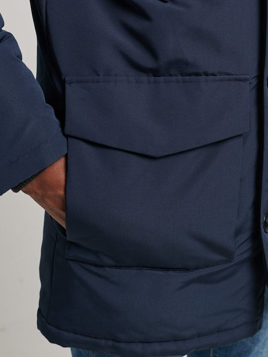 Everest Winter Jacket Parka Navy Blue