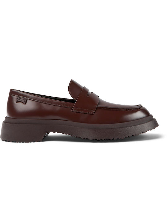 Walden Leather Women's Moccasins in Burgundy Color