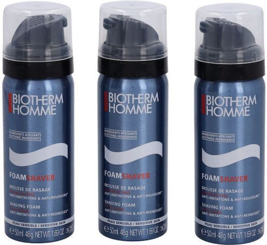 Biotherm Αφρός Ξυρίσματος 3 x 50ml