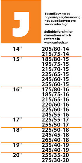 Cartech Schneesocken PKW 2Stück