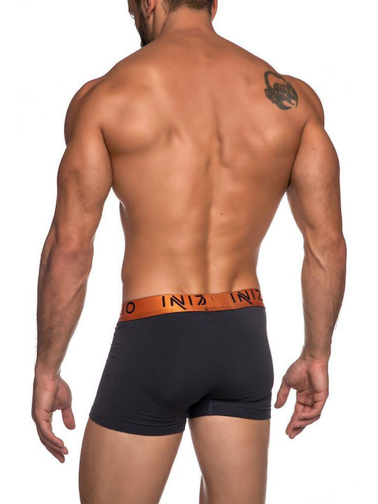 Inizio Men's Boxer Charcoal/Orange