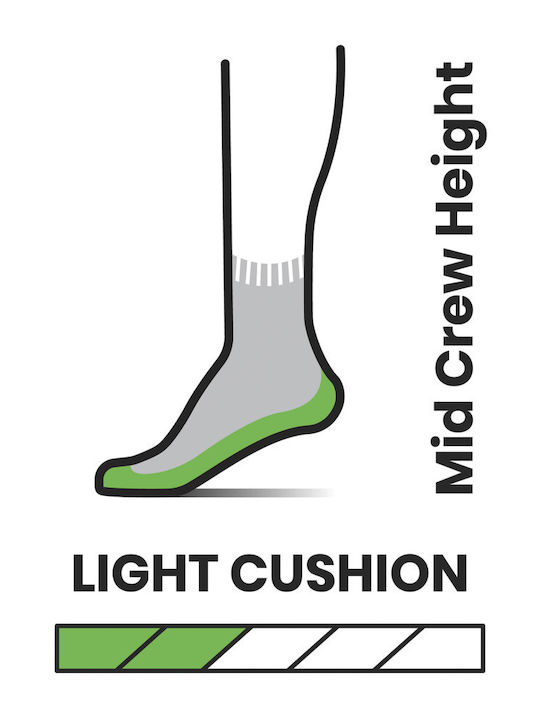 Smartwool Hike Light Cushion Αθλητικές Κάλτσες Μαύρες