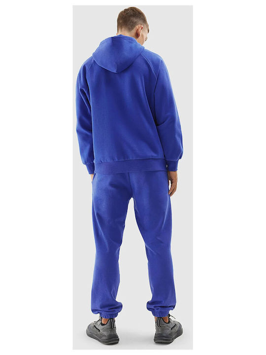 4F Men's Sweatpants with Rubber Blue