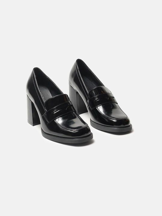 InShoes Patent Leather Black Heels