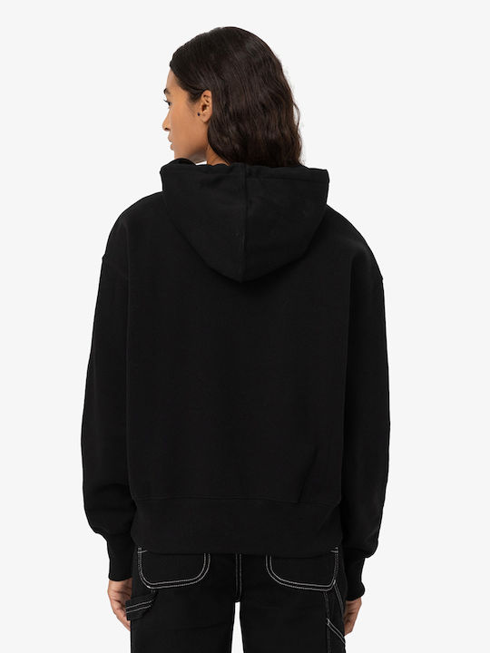 Melvern Long Women's Sweatshirt Hooded Black