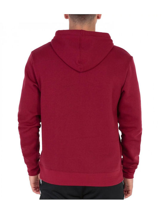 Joma Men's Sweatshirt with Hood Burgundy