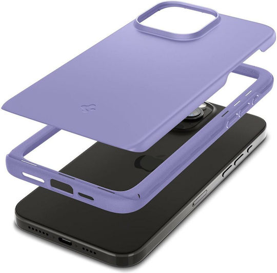 Spigen Thin Fit Back Cover Plastic 1.55mm Iris Purple (iPhone 15 Pro)
