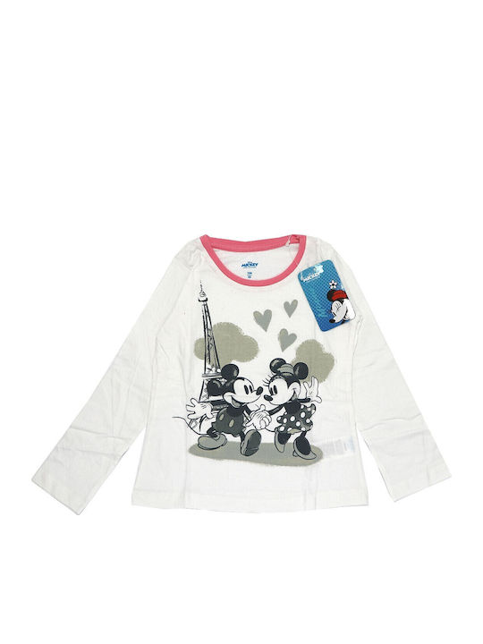Disney Kids' Pajamas Winter White Minnie Mouse