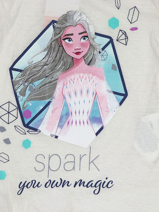 Disney Pijama pentru copii De iarnă Ecru Frozen