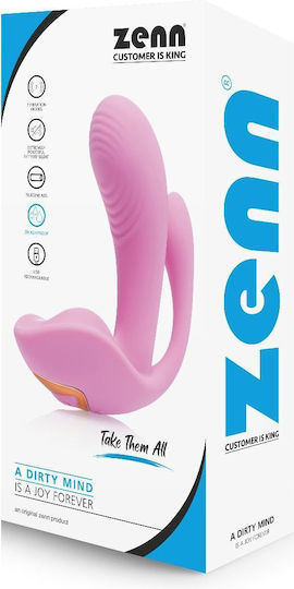 Zenn Mini Κλειτοριδικός Δονητής 10.9cm Ροζ