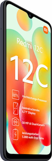 Xiaomi Redmi 12C Dual SIM (6GB/128GB) Graphite Gray