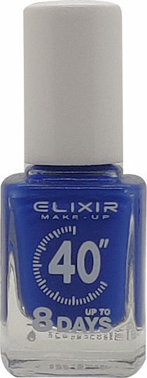 Elixir 40″ Up To 8 Days Gloss Βερνίκι Νυχιών Μακράς Διαρκείας Quick Dry Μπλε 66 13ml